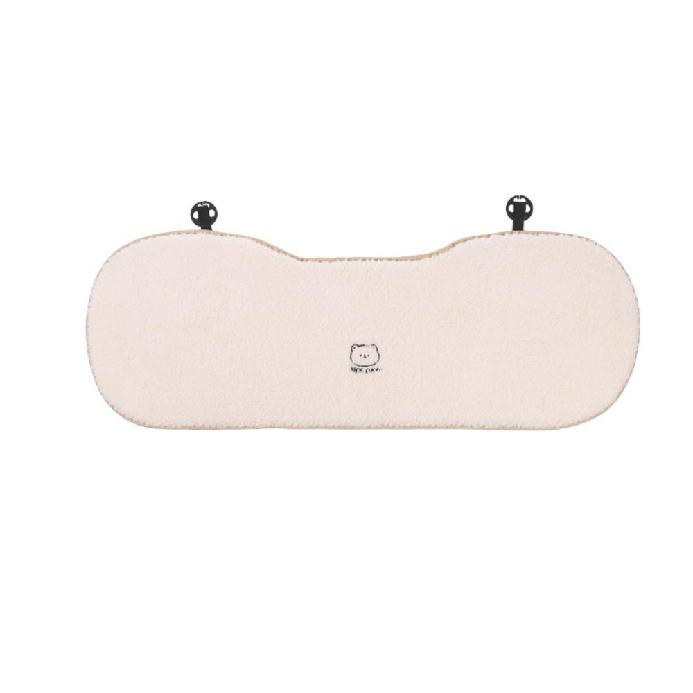 Anti Slip Winter Seat Cushion Cartoon Bear Car Cushion Car Warm Seat Cushion  Interior Accessories