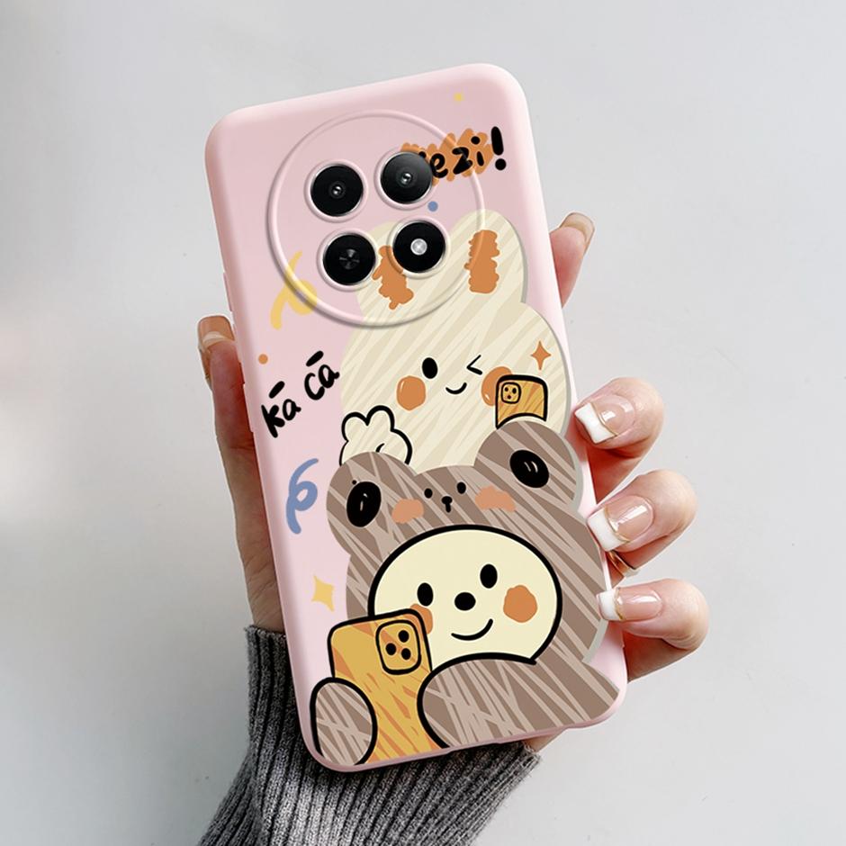 Coques Fundas Soft Silicone Shell For OPPO Realme 12 5G Protection Back Coques Mobile Phone Shell For Realme 12x 5G Back Cases