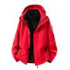 Men Women 3-in-1 Waterproof Windproof Hiking Jacket With Removable Down Liner Outdoor Trekking Camping Winter