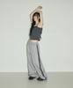 Seulliggeullou Dot Lace Sleeveless [Charcoal]