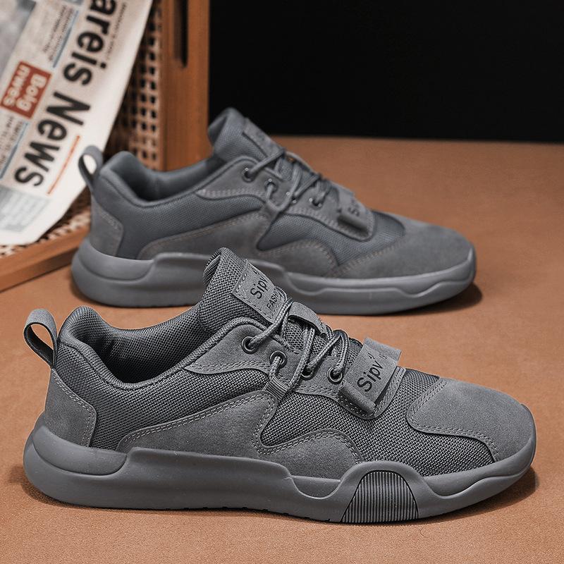 Cloth shoes men's board shoes mesh breathable spring and autumn walking casual shoes comfortable soft-soled sports shoes versatile men's shoes