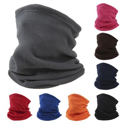 Outdoor Neck Gaiter, Winter Fleece, Solid Color, Warm Scarf, Ski Face Protectioned, Cycling Windproof And Warm Mask