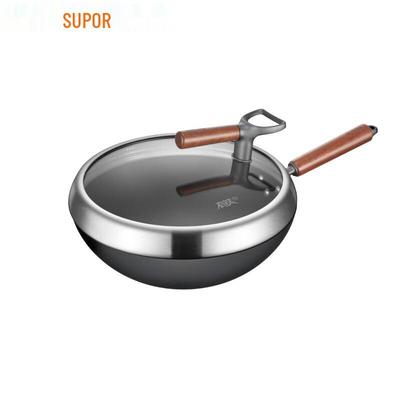 Supor Titanium-Iron Non-Stick Composite Wok