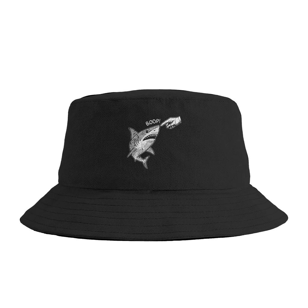 Funny Boop Shark Meme Bucket Hat For Unisex FisherUnisex Hats Vintage Fishing Caps Portable Street Style Printed Sun Hats