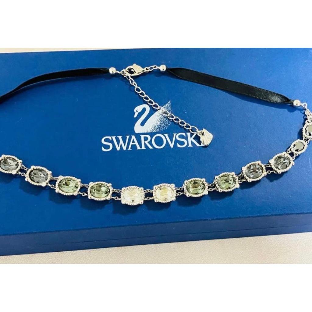 Used Swarovski Rosette choker necklace