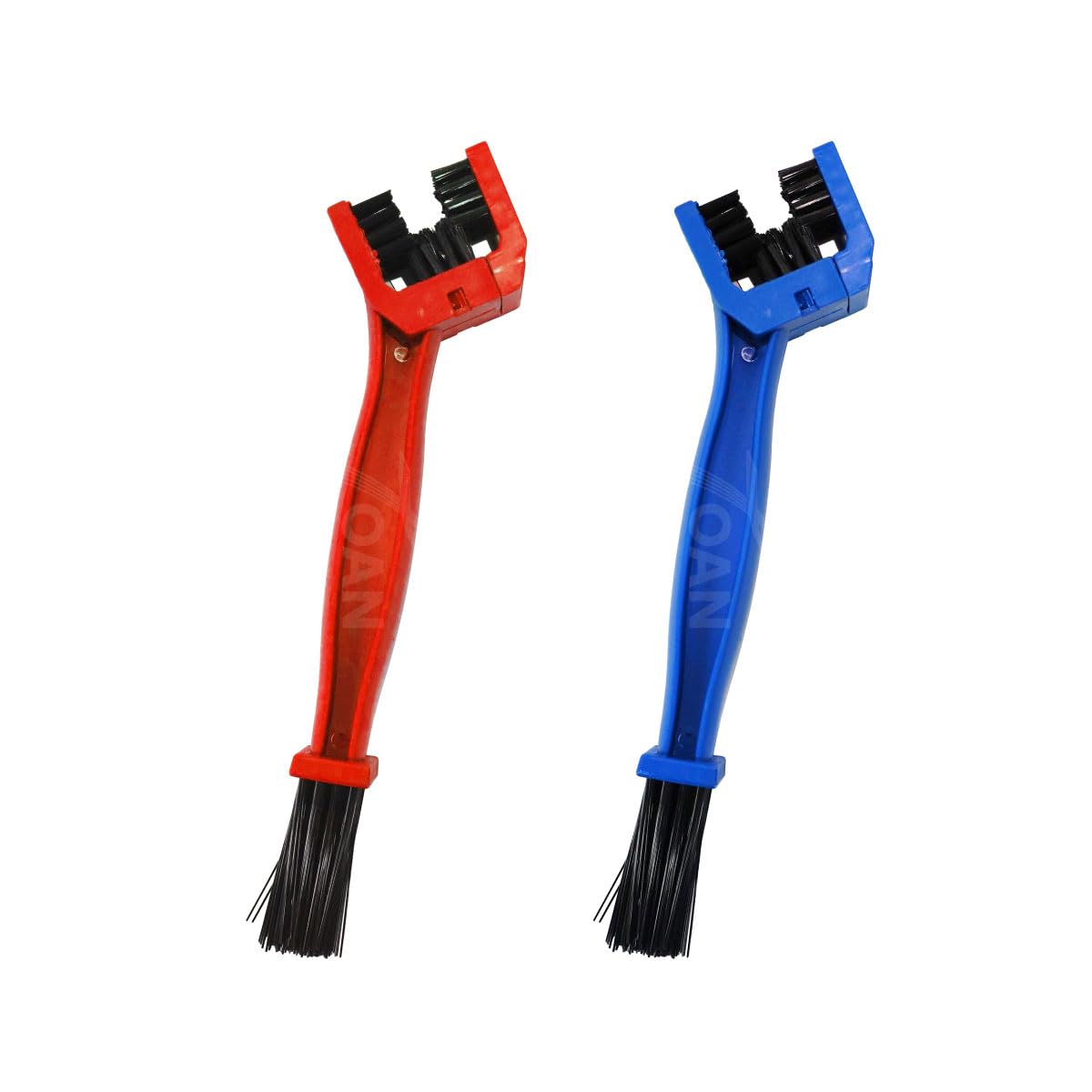 

TOAN Chain Brush Set of 2 1 Bicycle Chain 3-Sided (1 Blue, Red) (Motorcycle, Cleaner, 3-Sided Brush)