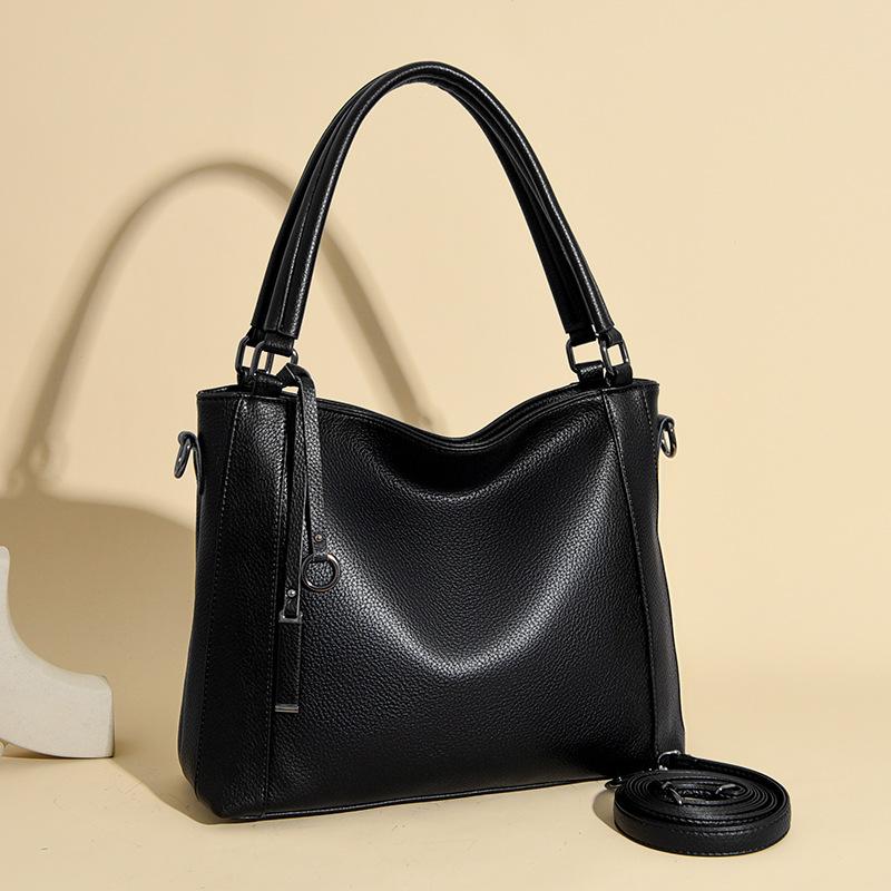 Bags Women's Bags 2025 New Tote Bags Commuting Large-capacity Handbags Soft Leather Casual Versatile Shoulder Bags