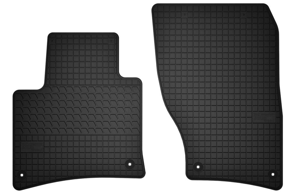 Tappetini anteriori in gomma per: Volkswagen Touareg II SUV (dal 2010 al 2017)