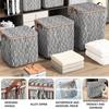 Large Capacity Clothes Quilt Storage Box Underbed Wardrobe Closet.Zipped Organizer Bag