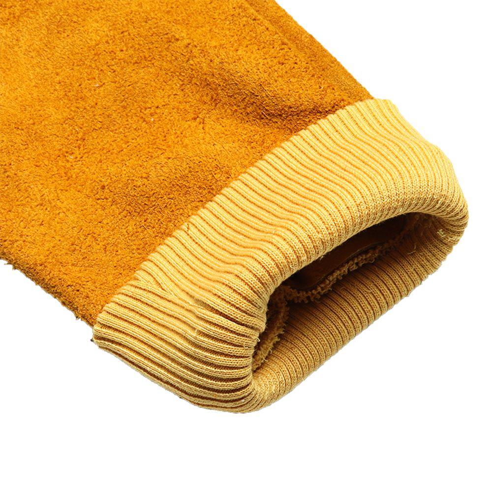 Cow Leather Anti Fire Cowhide Welder Long Gloves Arm Protection Sleeve Welding Sleeves Oversleeve