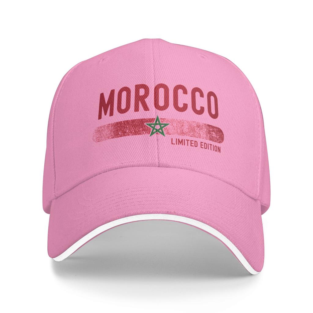 Spring Casual Baseball Cap Morocco Flag Camping Hip Hop Hats For Unisex Unisex Hot Sale  Fashion Baseball Caps