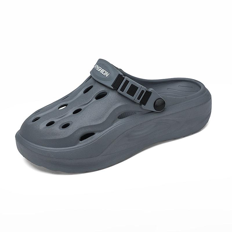Men s Summer Closed-Toe Driving Sandals - Outdoor Beach Slippers, Large Size 40-41