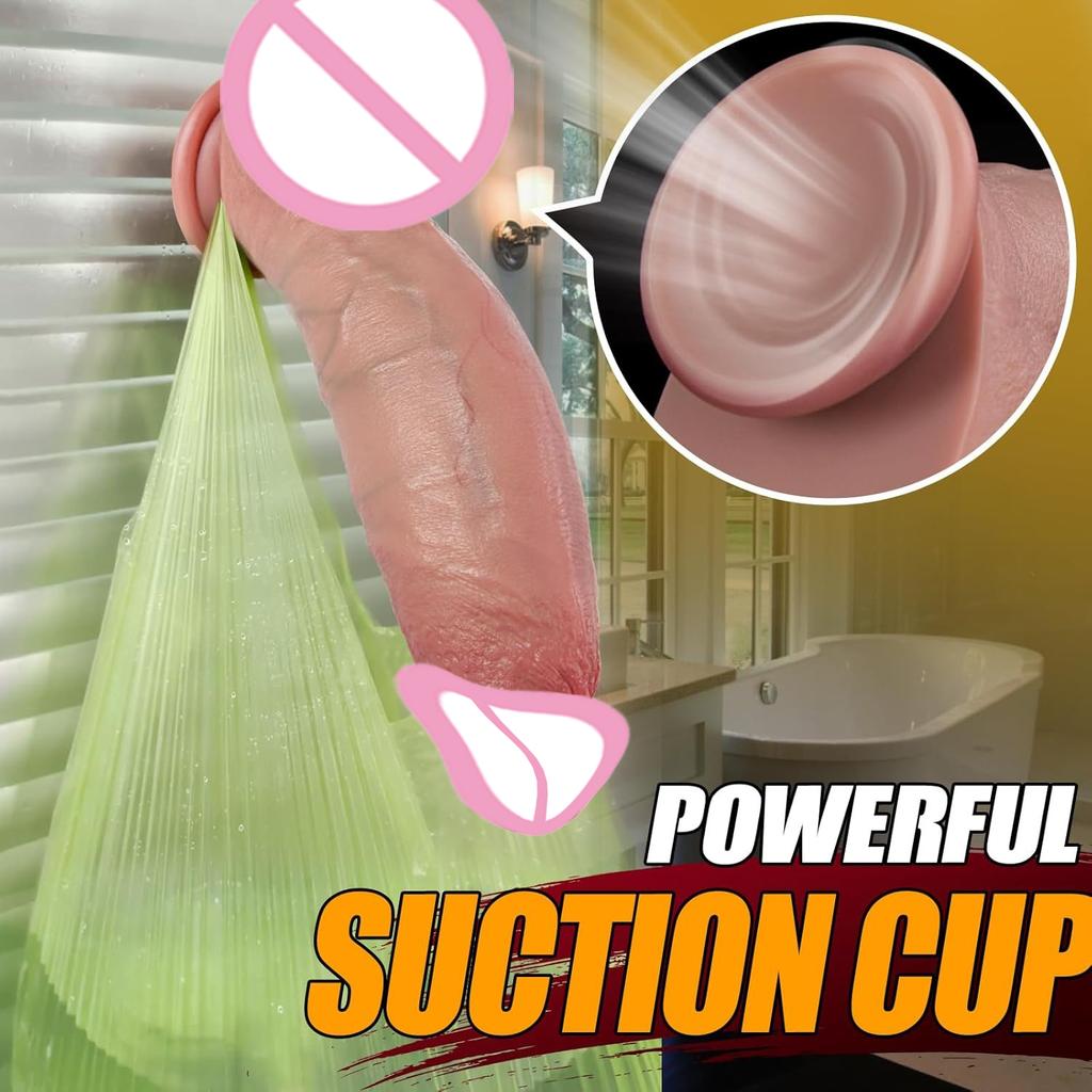 Realistic Dick Silicone Dildo Penis With Strong Suction Cup Testicles Veins For Anal Play Experience Adult Sex Toy For Women