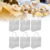 20pcs Transparent Gift Bags Large Capacity Simple Multifunctional 20cmx20cmx8cm PVC Goodie Wrap Bags For Flower Candy