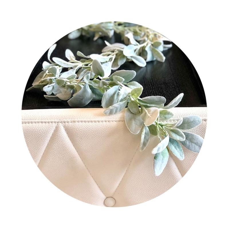 Artificial Vine Leaf Vine Greenery Garlands for Wedding Party Table Decorations DIY Leaf Wreath