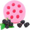 Strawberry, Blueberry, Mulberry, Pineapple, Orange Fondant, Chocolate, Jelly, Candy, Resin, Cake Decorating Tool Silicone Mold