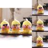 Adorable Hyaluronic Acid Duck Plush Toy Cute Mini Yellow Duck Bag Charm