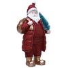 Charming Decorative Piece Holiday Decoration Resin Ornament Santa Claus Figurine