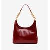 Red Bag, Women's New High-end Shiny Leather Bridal Wedding Armpit Bag, Daily Usable Crossbody Wedding Gift Bag