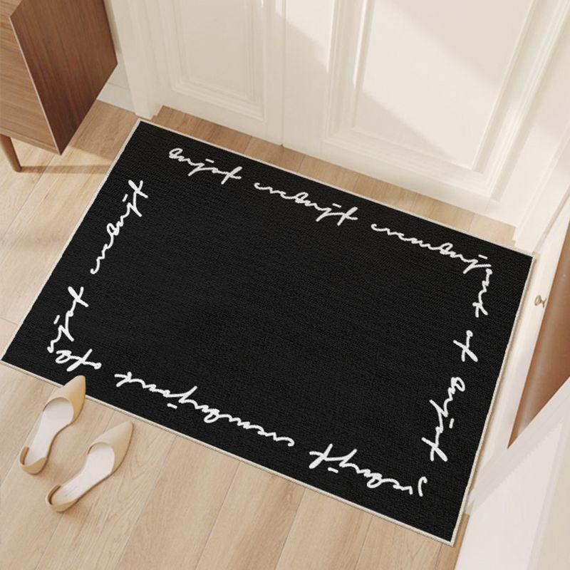 

Придверный коврик с буквами Ковер для прихожей Входная дверь Противоскользящий и простой в уходе Коврик для ног 40 * 60cm