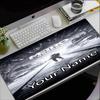 Custom Name Metro Theme Mouse Pad, Non Slip Rubber Base, Multifunctional Office & Home Decor, Perfect for Workspace Personalization.