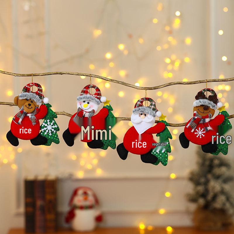 Christmas Little Fabric Doll Ornaments - Tree Decorations & Gifts