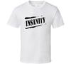 Insanity Svalový Trénink Logo Posilovna Tričko Pánské Dámské Trička Top