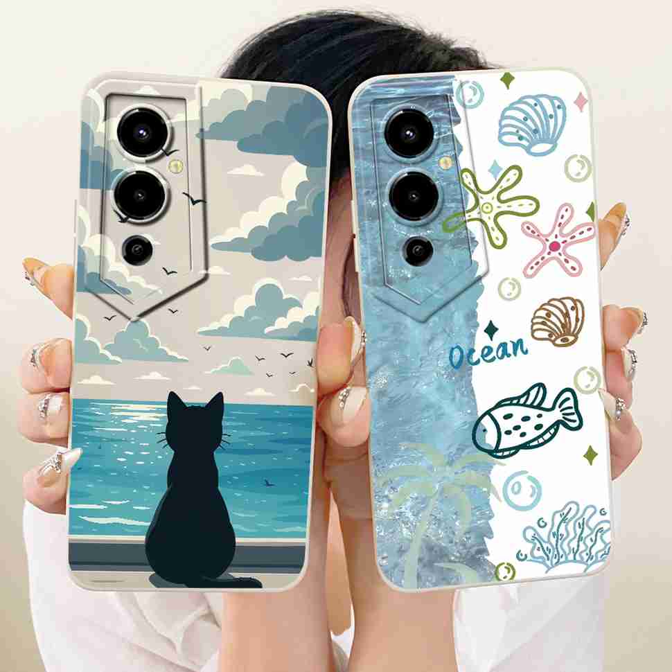 For Tecno Pova 4 Pro Case Luxury Painted Cover Soft Phone Case For Tecno Pova4 Pova 4Pro Pova4Pro LG8n Fundas 6.66" Coque