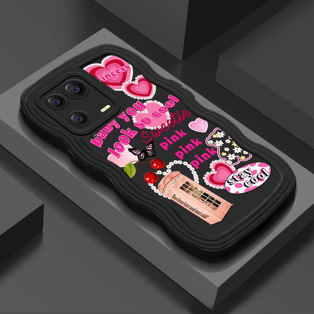 

Чехлы для мобильных телефонов iPhone 11 13 XR 15 Pro Max 12 14 Pro Max Чехол для iPhone 16 7 Plus 8 Plus XS Max Big Wave Solid Color Cartoon Anti-Drop Водонепроницаемый iPhone 16 Pro Max чёрный