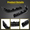 XQSMWF 2 Stück Stoßstangenhalter vorne Kompatibel mit Honda Civic DX EX LX Si 2016 2017 2018 2019 2020 2021 Ersetzt 71193TBAA00 71198TBAA00 HO1033109
