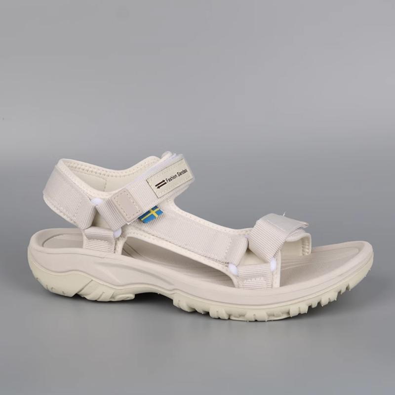 Women's Summer Sports Sandals Breathable Open-Toe Beach Walking Shoes Lightweight Comfortable Flat Sandals for Outdoor Travel