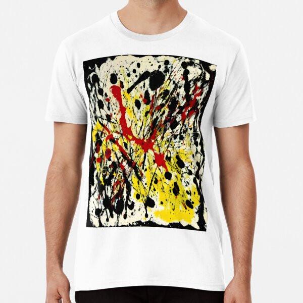 

Melodic Swirls - Jackson Pollock Inspired S to 5XL Made in the AU/USA T-Shirt M