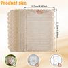 60Sheets Vintage Patterned Lace Paper Scrapbook Multi Color Lace Edged Scrapbook Stationery Paper Set for Letter Writing Journal