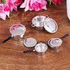 Set Of 4 Dollhouse Mini Silver Pans