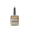 Large Stainless Steel Fine-Hole Cat Litter Scoop & Reptile Poop Shovel