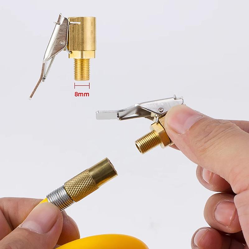Przenośny Wąż do Pompowania Opon Samochodowych Wąż do Pompowania Złącze Blokujące Głowica Zaciskowa Adapter Akcesoria Samochodowe Compre