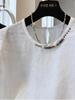 Women's Summer Sleeveless Cotton-Linen Embroidered Tank Top