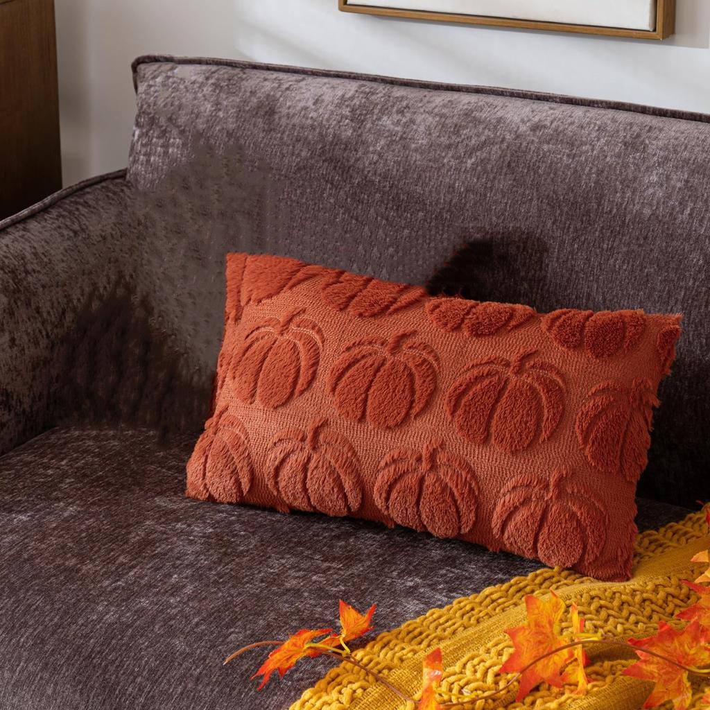 Pumpkin Printed Festival Living Room Sofa Decorative Cushion Cover Rectangle Soft Plush Halloween Throw Pillow Cases 30x50cm