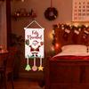 Christmas Flag Waterproof Decor Festive Banner Decorative Banner Garden Flag For Indoor Outdoor Home Window Door Yard Patio