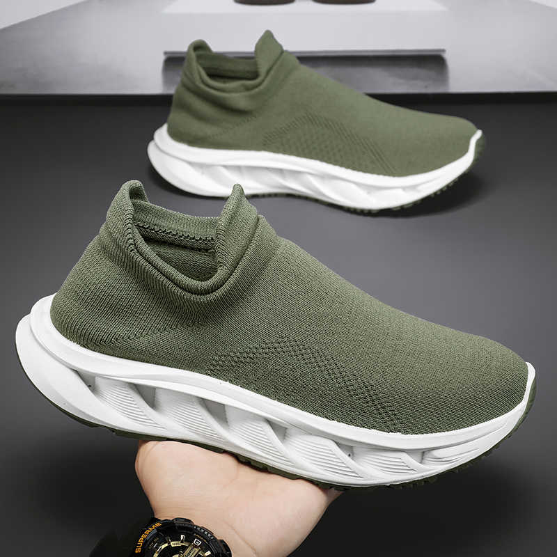 Fashion Slip On Hi Tops Summer Moccasins For Men Woven Men's Trends Sneakers Shoes Silver Sport Affordable Price Importers