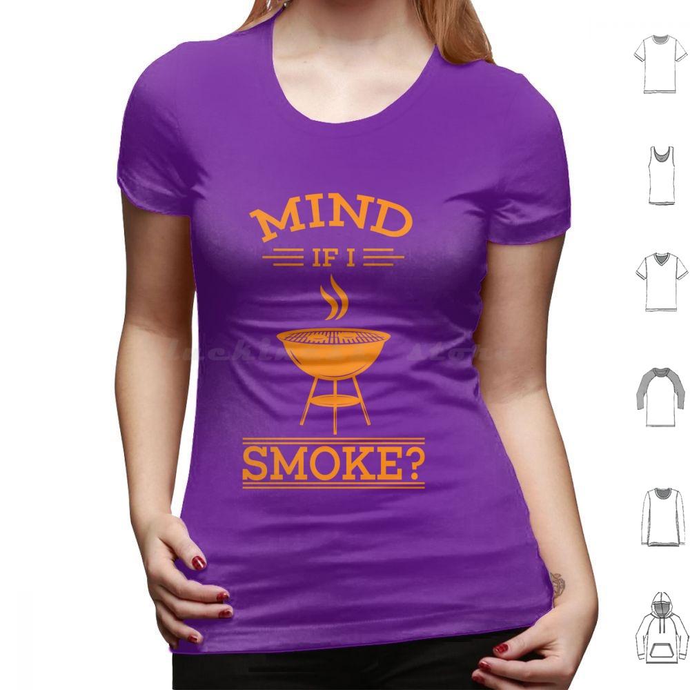 Cool Mind If I Smoke Gift Design For Grills And Smokers T Shirt Big Size 100 Cotton Bbq Smoke Mind If I Smoke Barbecue Grill