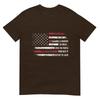 Imagine A Country So Great Patriotic Flag Quote TShirt
