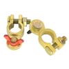 1 Pair Car Boat Truck Battery Terminal Clamp Pile Alloy Head Connector Clip Car Van Quick Release Battery Clip Brass Connector