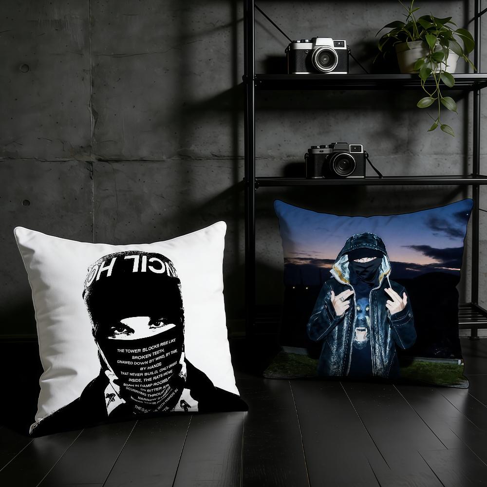 EsDeeKid Rebel Rapper Cushion Cover Birthday Anniversary Gifts Double Sided Printed Zipper Cushion Cover Soft Skin Bedding