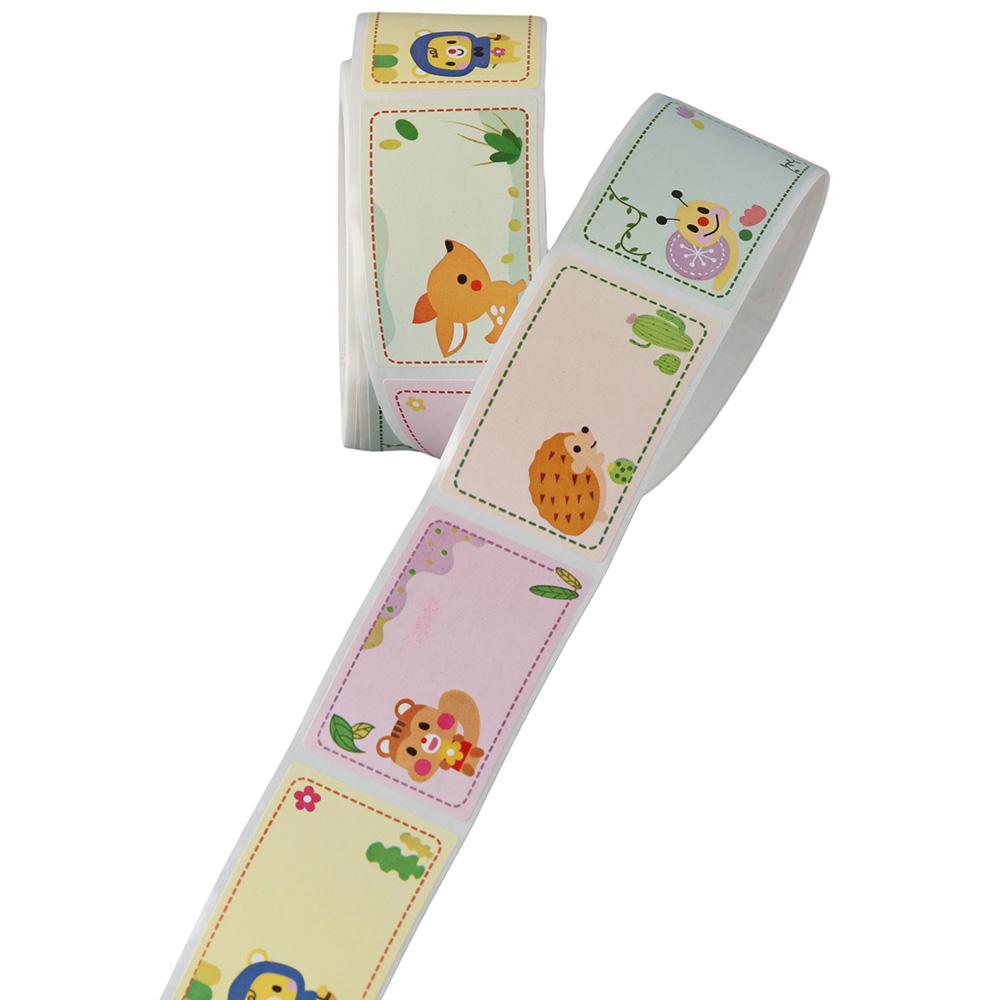 Cartoon Name Tag Blank Name Labels Multi Purpose Name Stickers  Office