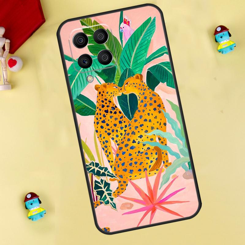 

Cute Cartoon Sloth Leopard Case For Samsung Galaxy M13 M33 M53 M14 M12 M15 M06 M16 M36 M56 M31 M32 M52 M35 M55 M34 M54 Samsung M22