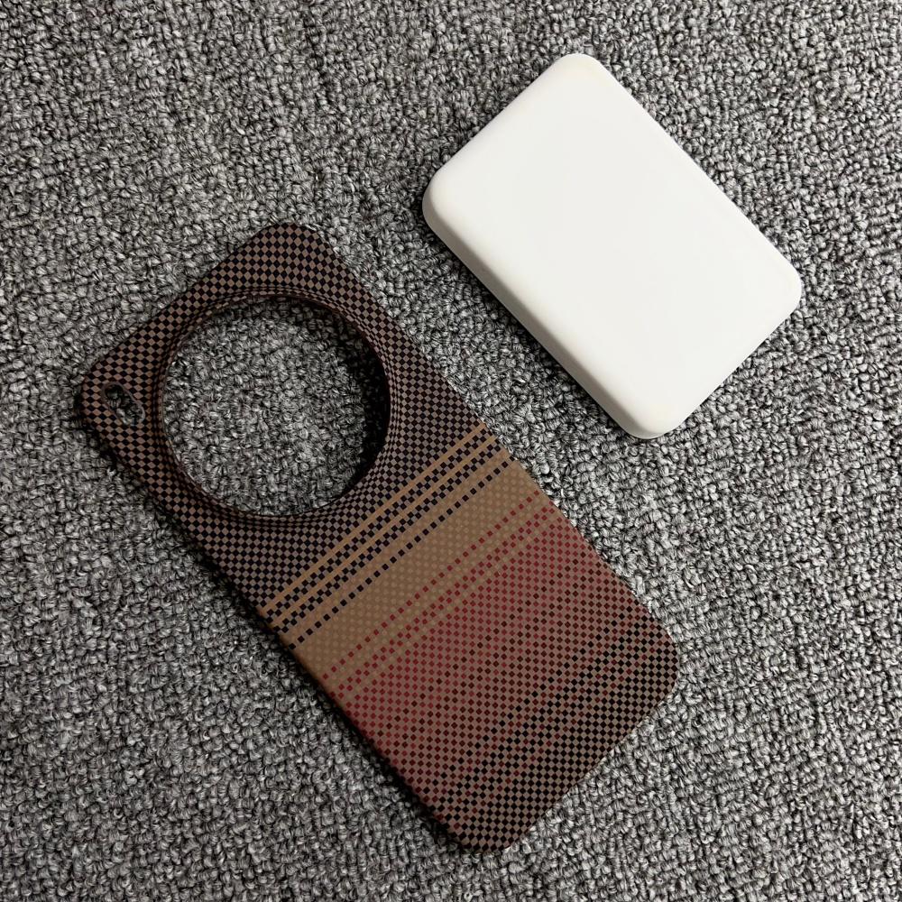 Rahmenlose Carbonfaser Kevlar PC Für Magsafe Magnetische Handyhülle Für VIVO X300 X200 Pro Mini Ultra Mode Kabelloses Lade Cover