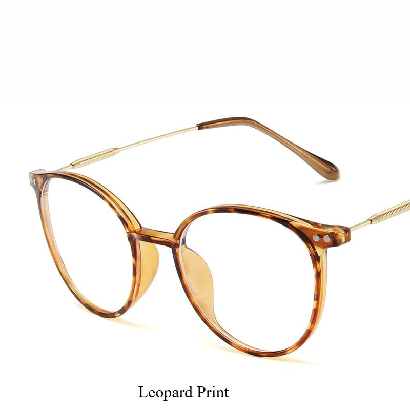 Neutral Retro Trendy Glasses Men And Women Round Anti Blue Glasses Frame Optical Lenses Arrival  Computer Reading Eyeglasses