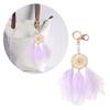 Feather Dream Catcher Charm Keychains Fashion Pendant Car Keyring Backpack Decoration Fashion Jewelry for Women Girls
