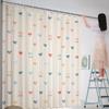 No Punching Living Room Half Blackout Curtains Simple Dark Cute Small Fresh Pastoral Room